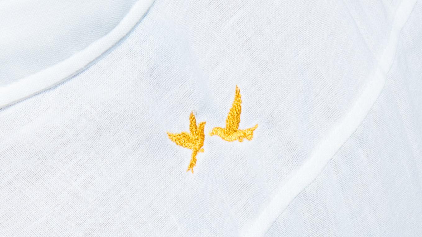 Bone-White Linen Button-Up